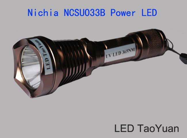 UV LED flashlight Nichia Power 3W