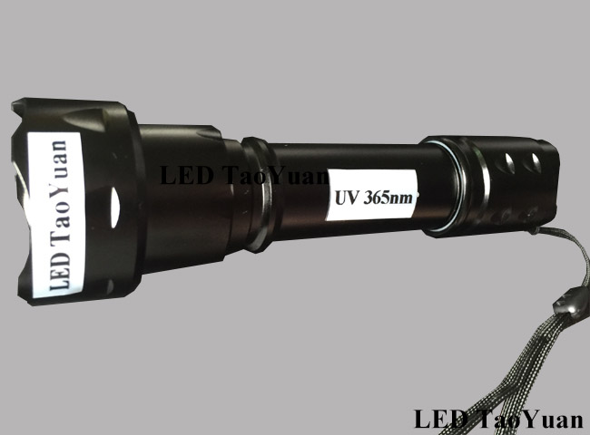 UV LED紫外線手電筒LED 365nm 3W - 點擊圖像關閉