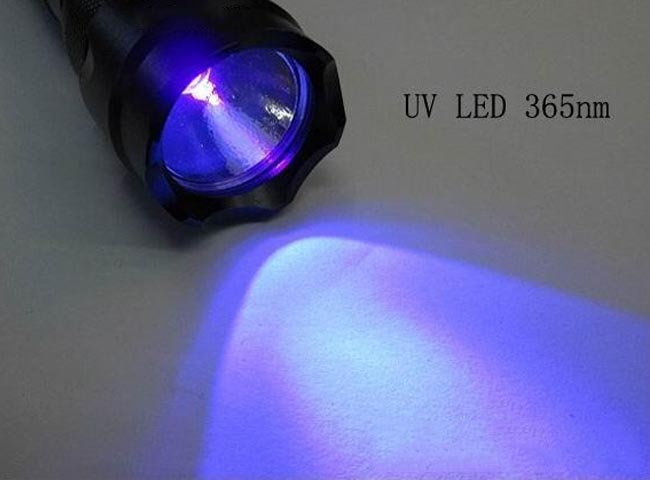 365nm UV Flashlight 3W NEW - Click Image to Close