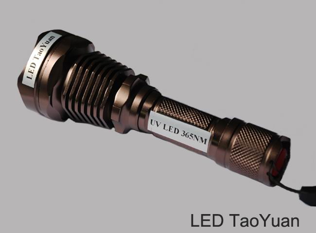 LED TaoYuan UV Flashlight 3W - Click Image to Close