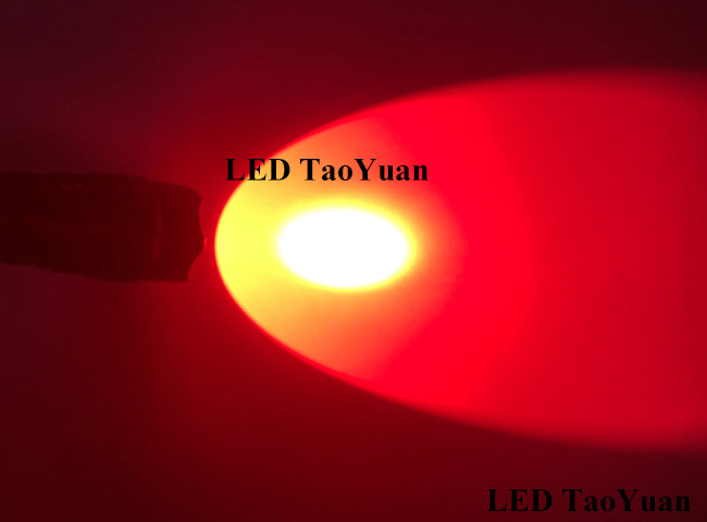 Red LED Flashlight 3W - Click Image to Close